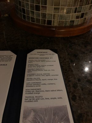 Menu photo 4 Tides Bar Coronado, CA