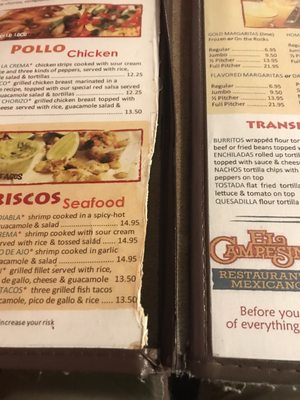 Menu photo 2 El Campesino Mexican Restaurant Streetsboro, OH Menu photo 2 El Campesino Mexican Restaurant Streetsboro, OH
