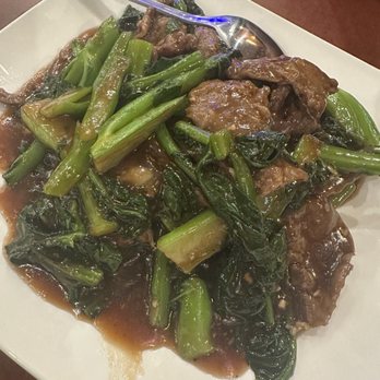 Viva Restaurant - Stir fried Beef and Chinese broccoli (thit bo xao cai lan) - Asian Fusion Near Me - Houston, Texas