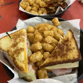 Cafe USA - Huge club with tater tots - Cafes Near Me - Sapulpa, Oklahoma
