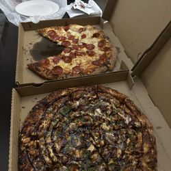 Papa Guido’s Pizza - Large pepperoni and a large bbq chicken pizza