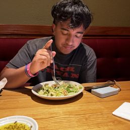 Caesar salad for starters. Caesar salad for starters.