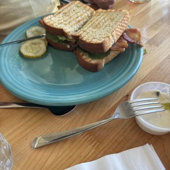 Tamarisk Restaurant - BLT (he had a side salad like mine) - Diners Near Me - Green River, Utah