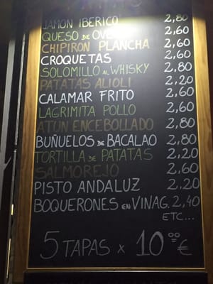 Menu photo 2 Los Venerables Seville, SE