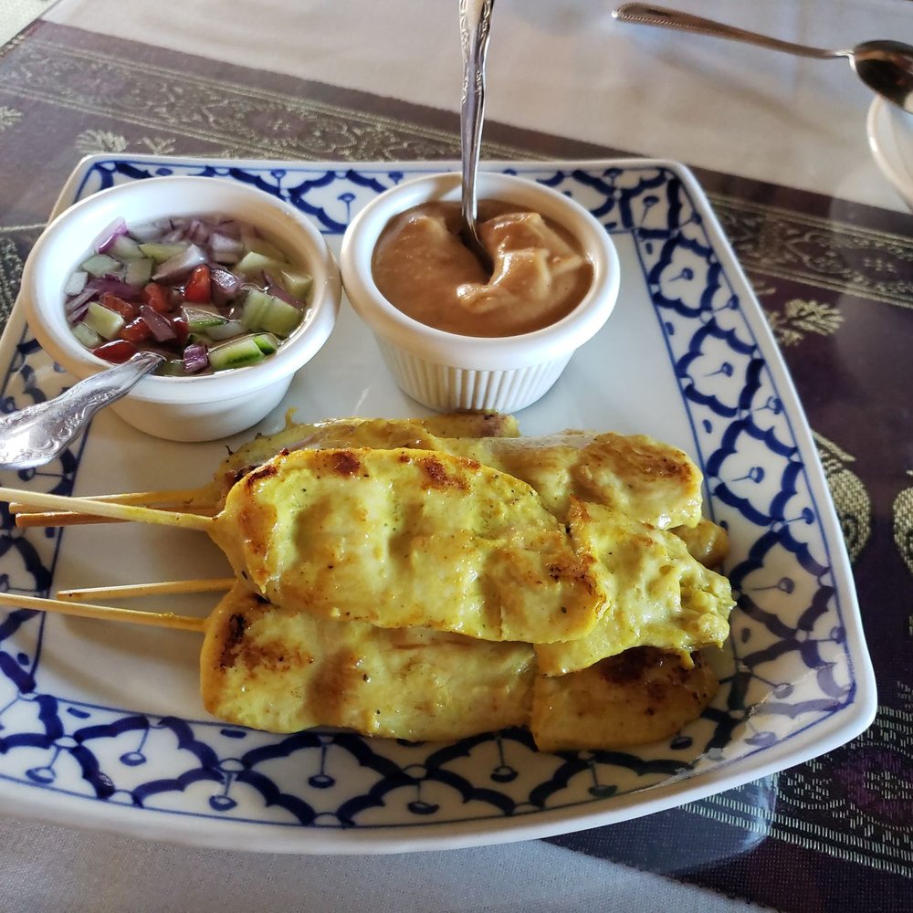 Krua Thai Restaurant - Chicken Satay - Thai Near Me - Monterey, California Krua Thai Restaurant - Chicken Satay - Thai Near Me - Monterey, California