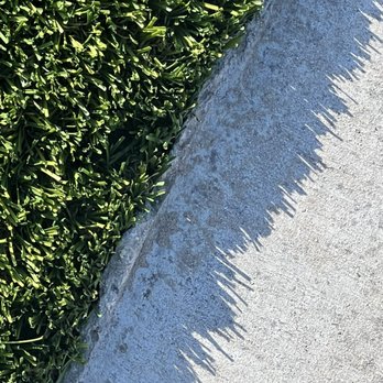 Resolve Landscape - Covered up broken concrete with nice clean seams - Landscaping Near Me