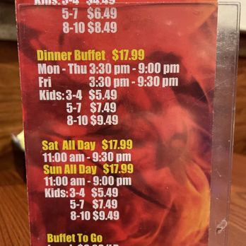 Asia Grand Buffet - Current prices as of 12/21/24 - Chinese Near Me - Ukiah, California