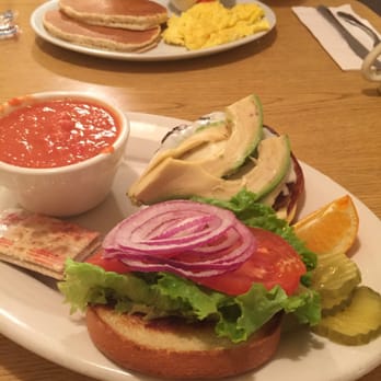 Ballard Smoke Shop - California burger with a side of tomato soup - Dive Bars Near Me - Seattle, Washington