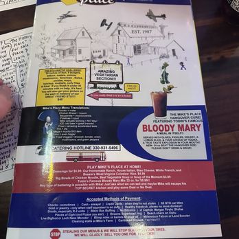 Mike's Place - Menu - American Near Me - Kent, Ohio Mike's Place - Menu - American Near Me - Kent, Ohio