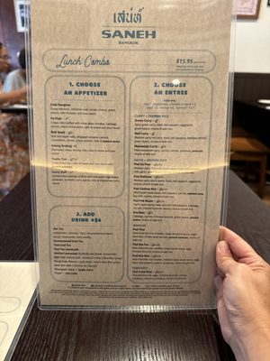 Menu photo 1 Saneh Bangkok Pleasant Hill, CA Menu photo 1 Saneh Bangkok Pleasant Hill, CA
