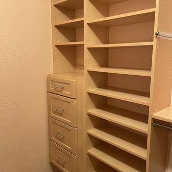 Five Star Closet Company - One side of wall - Cabinetry Near Me - Sacramento, California Five Star Closet Company - One side of wall - Cabinetry Near Me - Sacramento, California