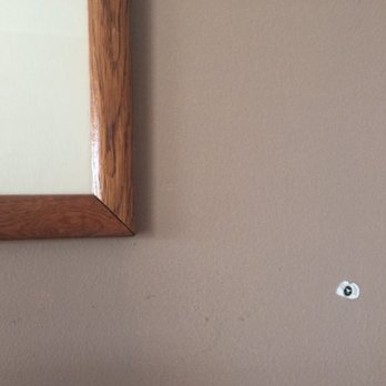 Inn On The Hudson - paint chipped throughout room. Random screw in wall. - Hotels Near Me - Peekskill, New York Inn On The Hudson - paint chipped throughout room. Random screw in wall. - Hotels Near Me - Peekskill, New York