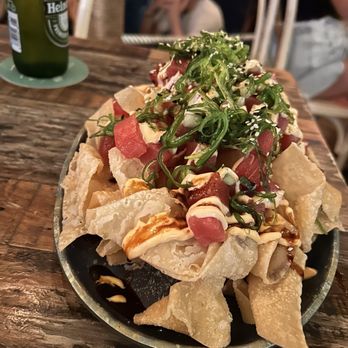 Tiki Tiki - Tuna Poke Nachos - Burgers Near Me - Hollywood, Florida Tiki Tiki - Tuna Poke Nachos - Burgers Near Me - Hollywood, Florida