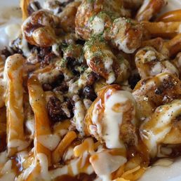 Surf n Turf with honey garlic and ranch