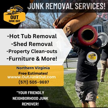 Out Junk Out - Looking for hassle-free junk removal and demolition services in Northern Virginia? Look no further than Out Junk Out! We make it easy - you - Demolition Services Near Me - Springfield, Virginia