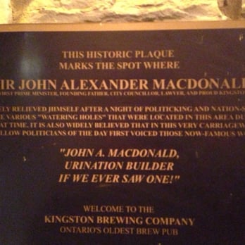 Kingston Brewing Company - The sign out-front of the Brew Pub - Brewpubs Near Me - Kingston, Ontario Kingston Brewing Company - The sign out-front of the Brew Pub - Brewpubs Near Me - Kingston, Ontario