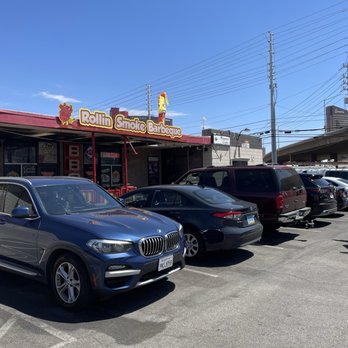 Rollin Smoke Barbeque - Parking lot - Barbeque Near Me - Las Vegas, Nevada Rollin Smoke Barbeque - Parking lot - Barbeque Near Me - Las Vegas, Nevada