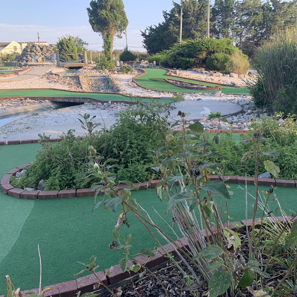 Harbor Light Golf - a miniature golf course surrounded by trees - Bike Rentals Near Me - Wildwood, New Jersey