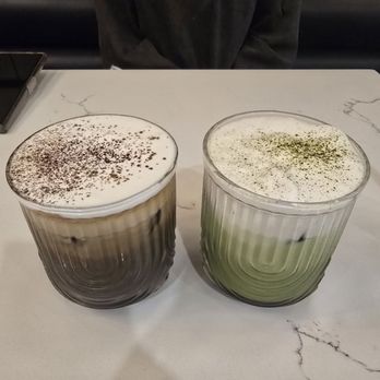 Buoy - Black sesame and matcha lattes - Desserts Near Me - San Francisco, California