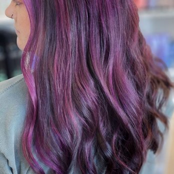 Alter Salon - purple highlights - Hair Stylists Near Me - Belton, Texas