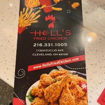 Hell's Fried Chicken - a plate of fried chicken - Chicken Shop Near Me - Cleveland, Ohio