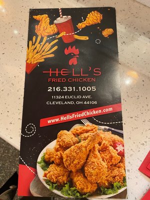 Menu photo 2 Hell's Fried Chicken Cleveland, OH