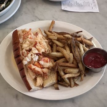 Neptune Oyster - Hot Lobster Roll with Fries - Seafood Near Me - Boston, Massachusetts Neptune Oyster - Hot Lobster Roll with Fries - Seafood Near Me - Boston, Massachusetts