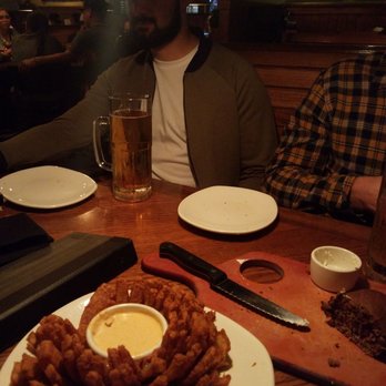 Outback Steakhouse - Nikos is loving his blooming onion!!! - Steakhouses Near Me - Burbank, California