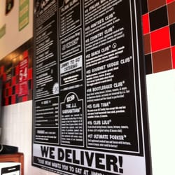 Jimmy John's - The menu, which is funny yet concise. :)