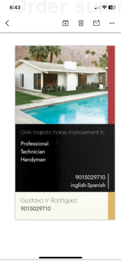 Slide of GHA majestic 