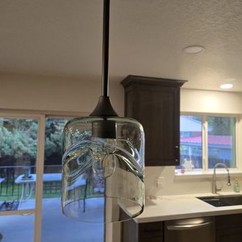 Bicycle Glass - Lantern shaped clear glass pendants. The pattern is Swell. They are the jewelry in my kitchen. - Lighting Stores Near Me - Fridley, Minnesota Bicycle Glass - Lantern shaped clear glass pendants. The pattern is Swell. They are the jewelry in my kitchen. - Lighting Stores Near Me - Fridley, Minnesota