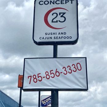 Concept 23 - The sign you'll see on the outside of the building when arriving - Japanese Near Me - Lawrence, Kansas