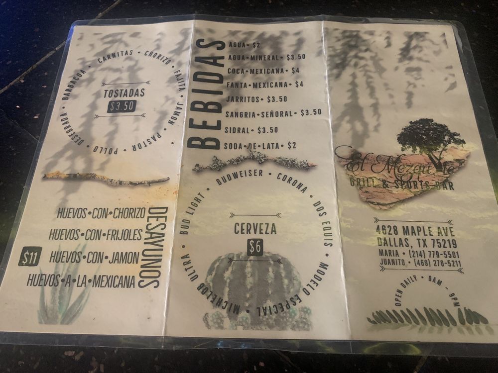 MESQUITE GRILL AND SPORTS BAR 4628 Maple Ave, Dallas, Texas Sports