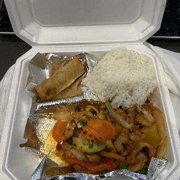Sweet and sour with chicken lunch Sweet and sour with chicken lunch