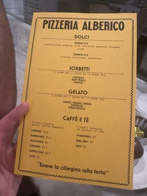 Menu photo 3 Pizzeria Alberico Boulder, CO