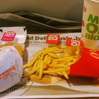McDonald's - double cheeseburger plain, 4 piece nugget, medium fry diet dr. pepper - Burgers Near Me - Newberry, South Carolina