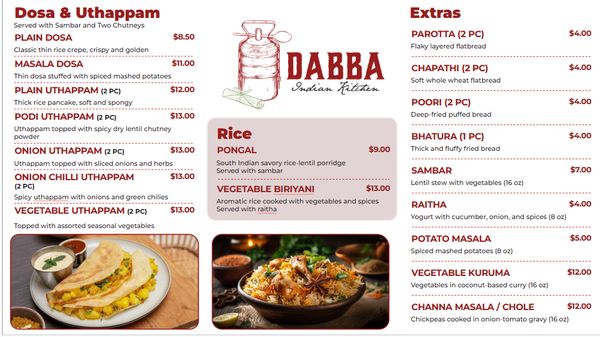 Dabba Indian Kitchen and Catering by null