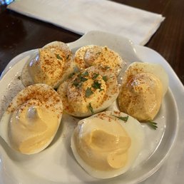 Buffalo Deviled Eggs