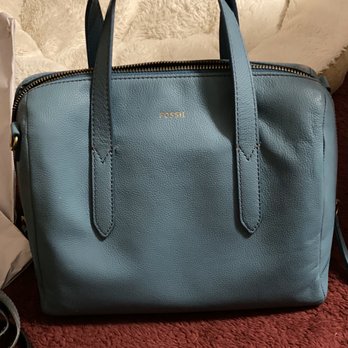 Fossil Outlet Store - Caribbean blue Sydney Satchel. GORGEOUS in person! 1/10/2020 - Watches Near Me - Camarillo, California Fossil Outlet Store - Caribbean blue Sydney Satchel. GORGEOUS in person! 1/10/2020 - Watches Near Me - Camarillo, California