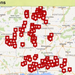 Food Giant - These locations include, Food Giant, Piggly Wiggly, Big Star, Market Place, Sureway and the Mad Butcher Supermarket