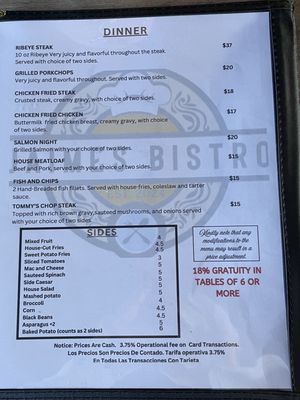 Menu photo 3 Jaimes Bistro Crandall, TX