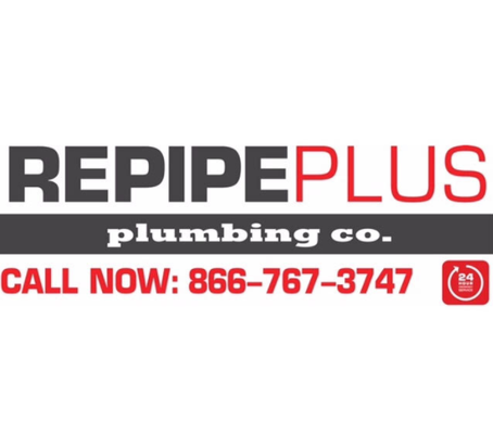 Repipe Plus Plumbing Logo