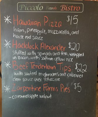 Menu photo 3 Piccolo Fazools Bistro Brockport, NY