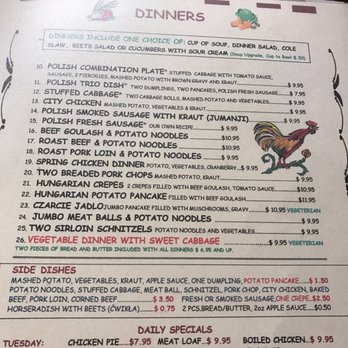 Polonia Restaurant - Large menu - Polish Near Me - Hamtramck, Michigan Polonia Restaurant - Large menu - Polish Near Me - Hamtramck, Michigan