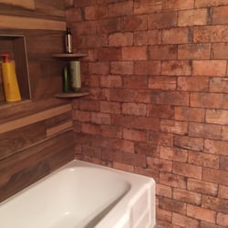 The Carpet Company & Tile - Bathroom Remodel - City Bricks and Wood Tile