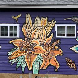 Public Art - A Mural In Bloom