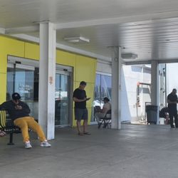 Hertz Rent A Car - Drivers waiting for a car