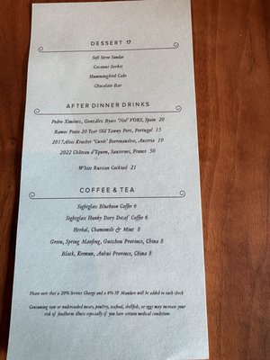 Menu photo 4 Angler San Francisco, CA