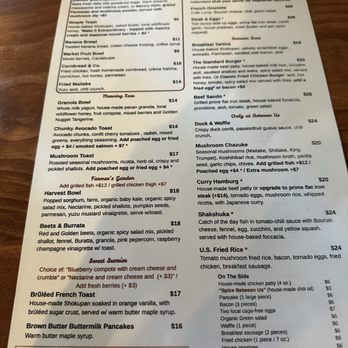 Between Us - menú - Breakfast & Brunch Near Me - San Diego, California