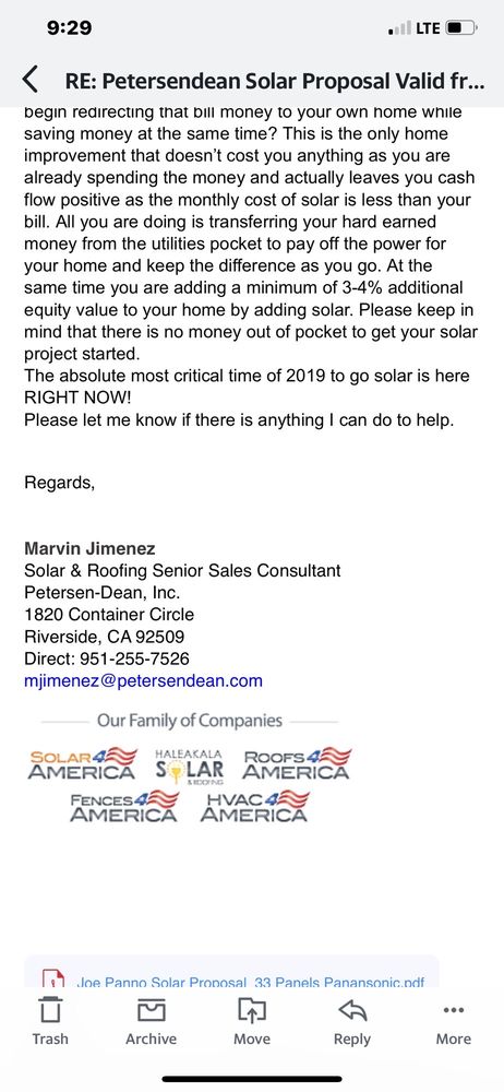 Slide of Solar4America